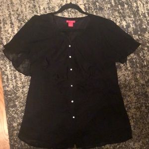 Black button up